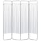 Omnimed 4 Section Economy Privacy Screen with Vinyl Panels, White 153094-10 - alternate 1